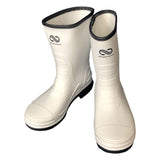 Commercial working boots short 10-1/2" height white size 6,7,8,9,10,11,12,13