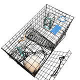 Joy Fish Maryland Blue Crab Heavy Duty Crab Trap, 24"x12"x12" with Gauge