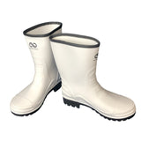 Commercial working boots short 10-1/2" height white size 6,7,8,9,10,11,12,13