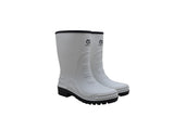Commercial working boots short 10-1/2" height white size 6,7,8,9,10,11,12,13