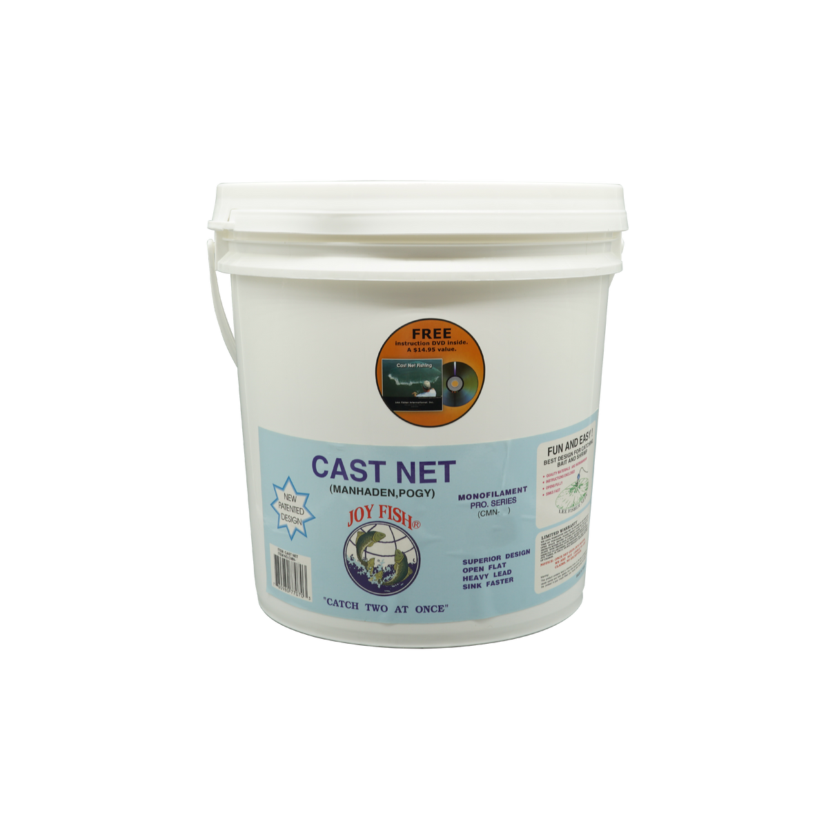 Joy Fish Menhaden Cast Net with in. Square Mesh Joy Fish Menhaden Cast Net with in. Square Mesh