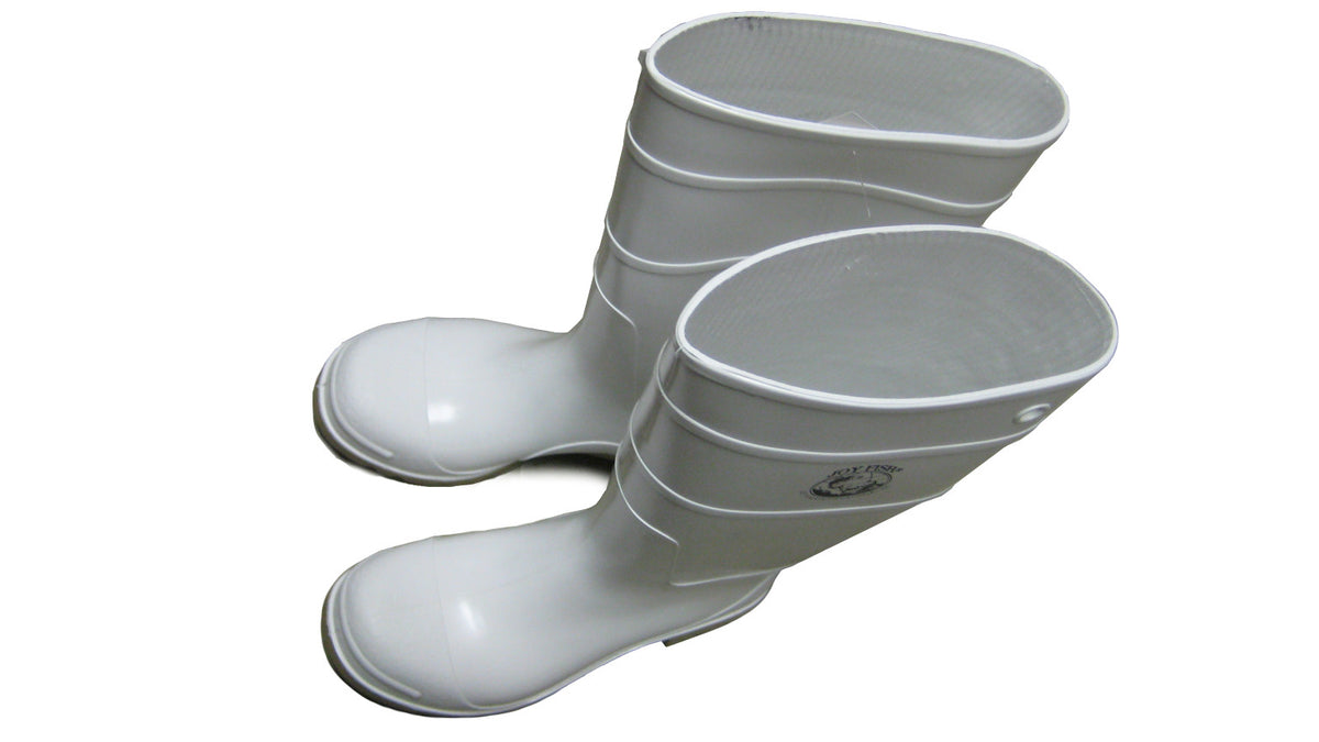  White Rubber Boots