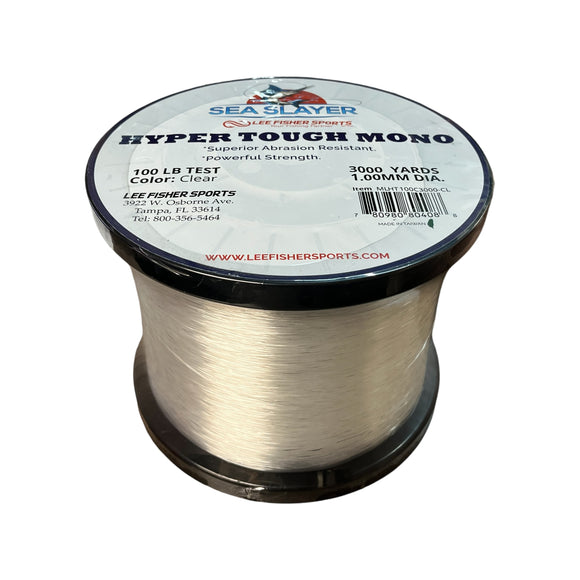 Sea Slayer-HYPER TOUGH MONO  Premium Monofilament Fishing Line, 3000 Yards package