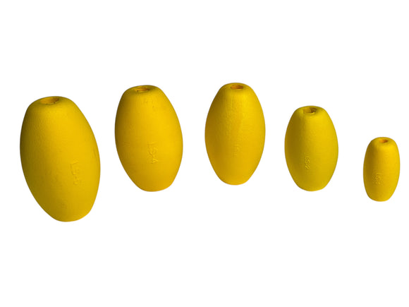 Joy Fish Football Floats-EVA material for Ecosystem friendly, yellow