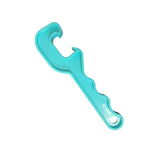Bucket Lid Opener Tool for 3-5 Gallon Buckets, ABS Plastic, Turquoise, 9.38 Inch Length