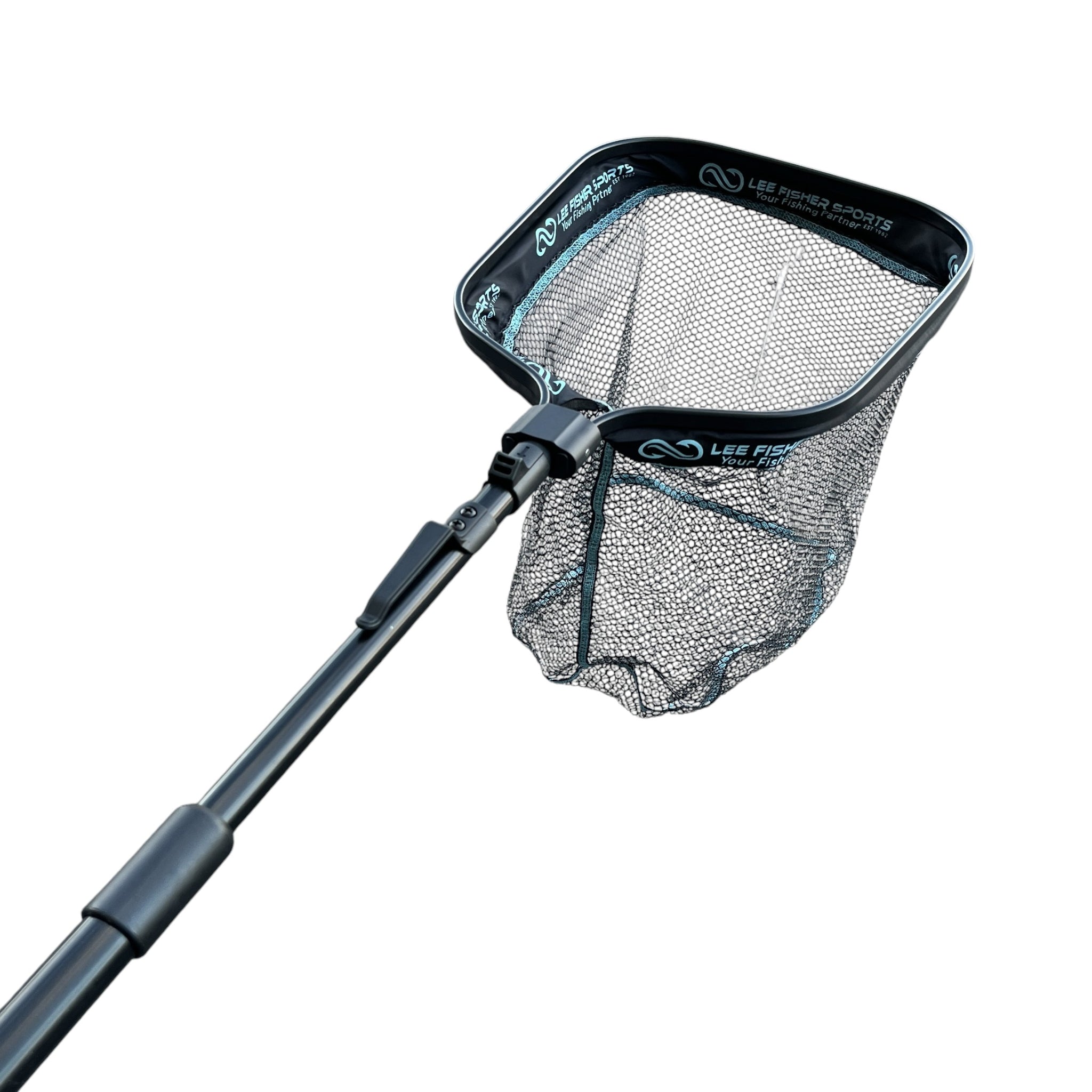 extendable rubber fishing net Floating Foldable Landing Net-18"x22",12" deep, 12-22" Telescope Handl –  Joy Fish