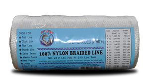 Joy Fish White Braided Nylon Twine