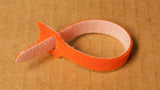 TIE-N-LOCK Grip Strap Ties - Reusable Self Securing Ties Mixed Colors (100 count)